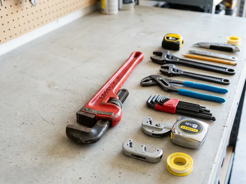 Professional plumbers in Lake Winola, PA equipped with top-tier tools for residential and commercial plumbing services.